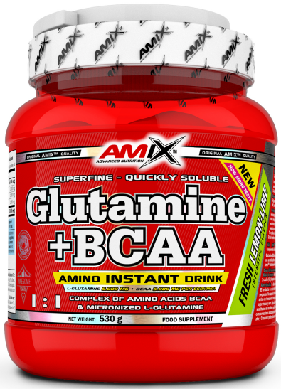 L-Glutamine + BCAA in poeder Amix 530g