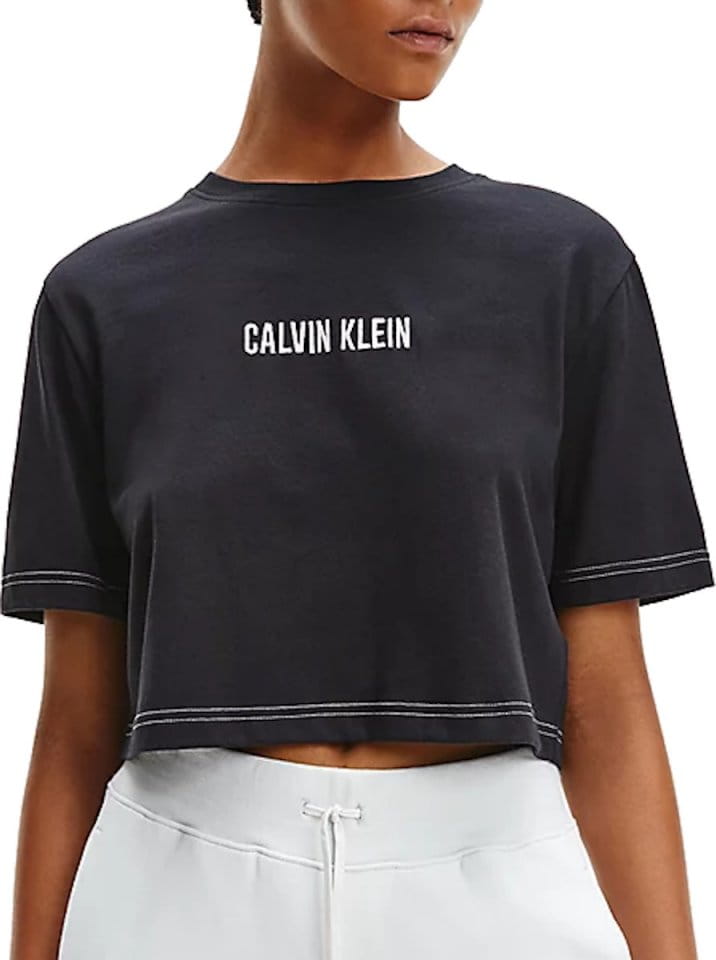 Calvin Klein Open Back Cropped T-Shirt