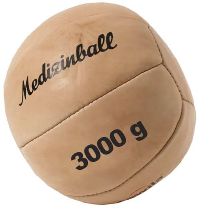 Medicijnbal Cawila Leather medicine ball PRO 3.0 kg