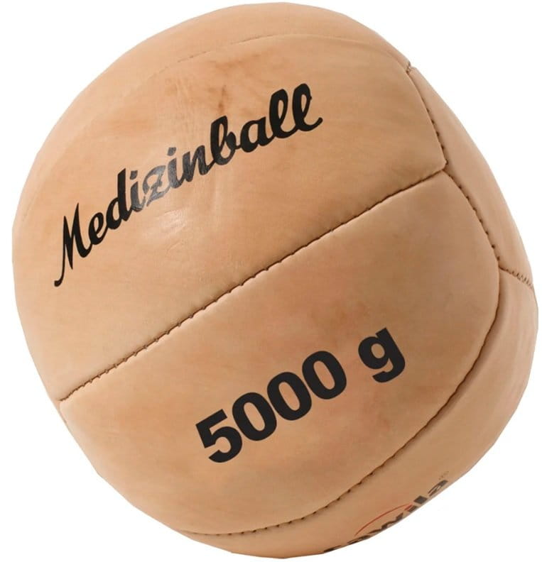 Medicijnbal Cawila Leather medicine ball PRO 5.0 kg