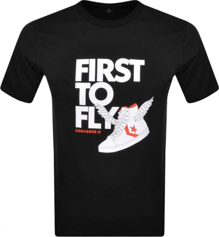 T-shirt Converse First To Fly Back TEE M