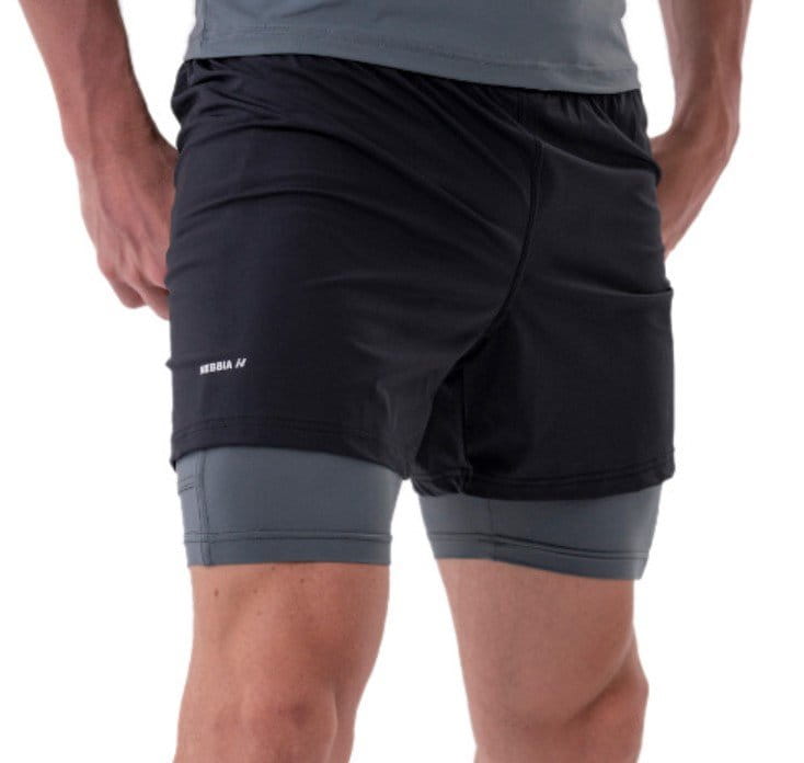 Korte broeken Nebbia Double-Layer Shorts with Smart Pockets