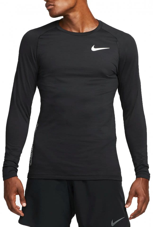 T-shirt met lange mouwen Nike Pro Warm Sweatshirt Schwarz F010