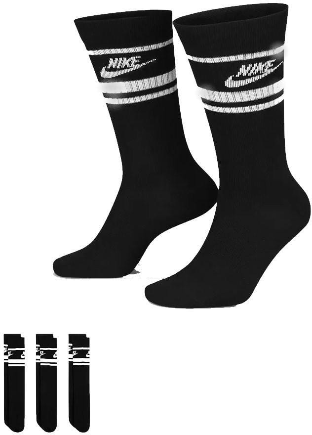 Sokken Nike Essential Crew Stripe Socks Black