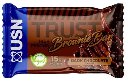Eiwitrepen en koekjes USN Trust Vegan Bar - Brownie Dark Chocolate (60g)