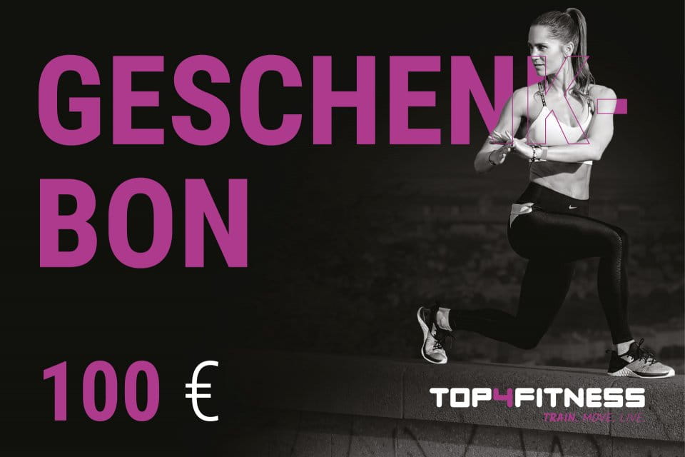 Top4fitness cadeaubon t.w.v 100€